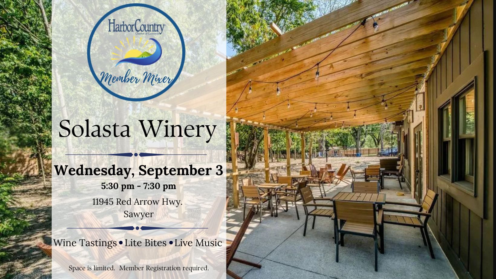 Solasta Winery Michigan - Harbor Country Mixer Solasta Winery Michigan - Harbor Country Mixer