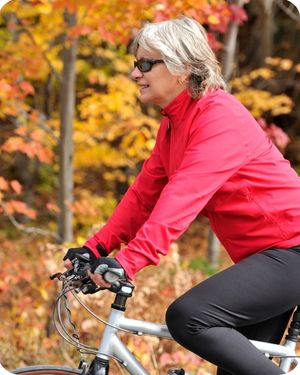 Harbor Country Bicycling In Autumn