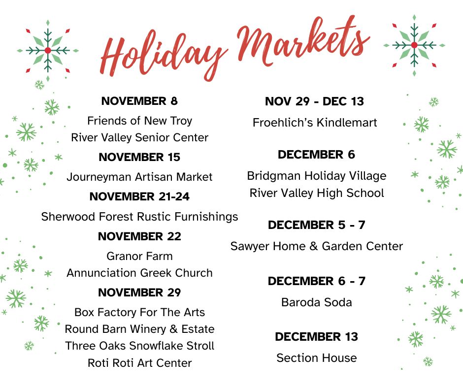 Harbor Country Michigan Holiday Markets Southwest Michigan