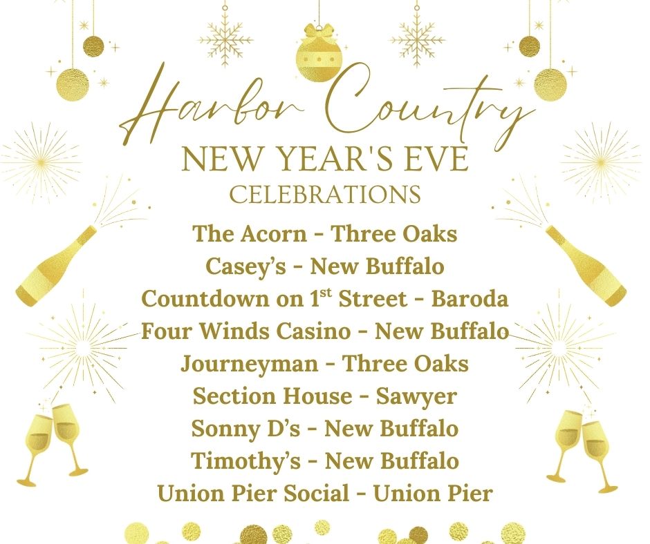 Harbor Country Michigan New Years Eve Celebrations 2026 in Southwest Michigan