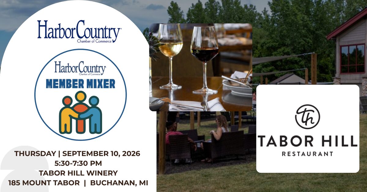 September 10, 2026 530-730 Pm Tabor Hill winery 185 Mount Tabor Buchanan, MI September 10, 2026 530-730 Pm Tabor Hill winery 185 Mount Tabor Buchanan, MI