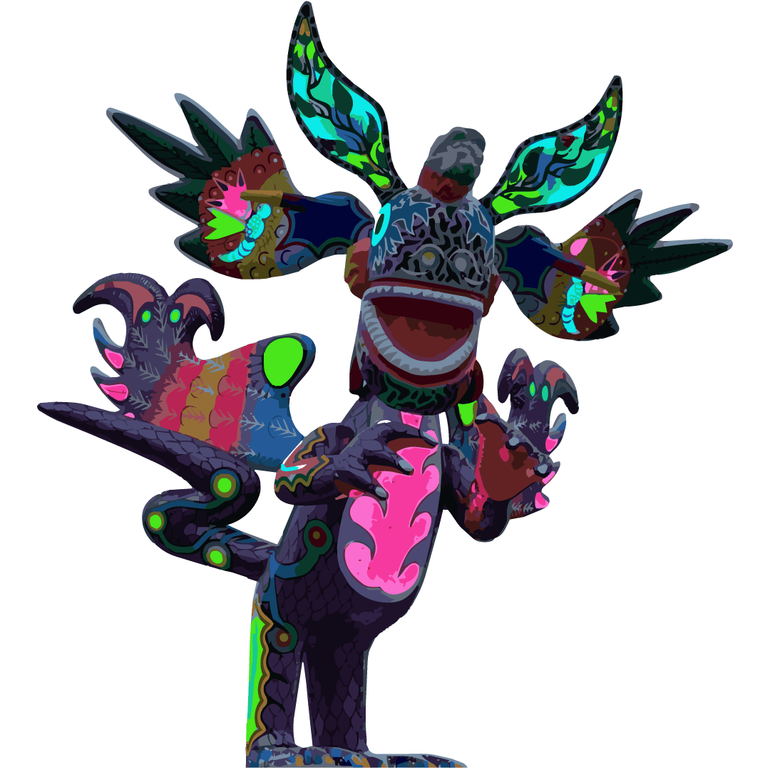 Alebrijes Graphics_Happy Alien