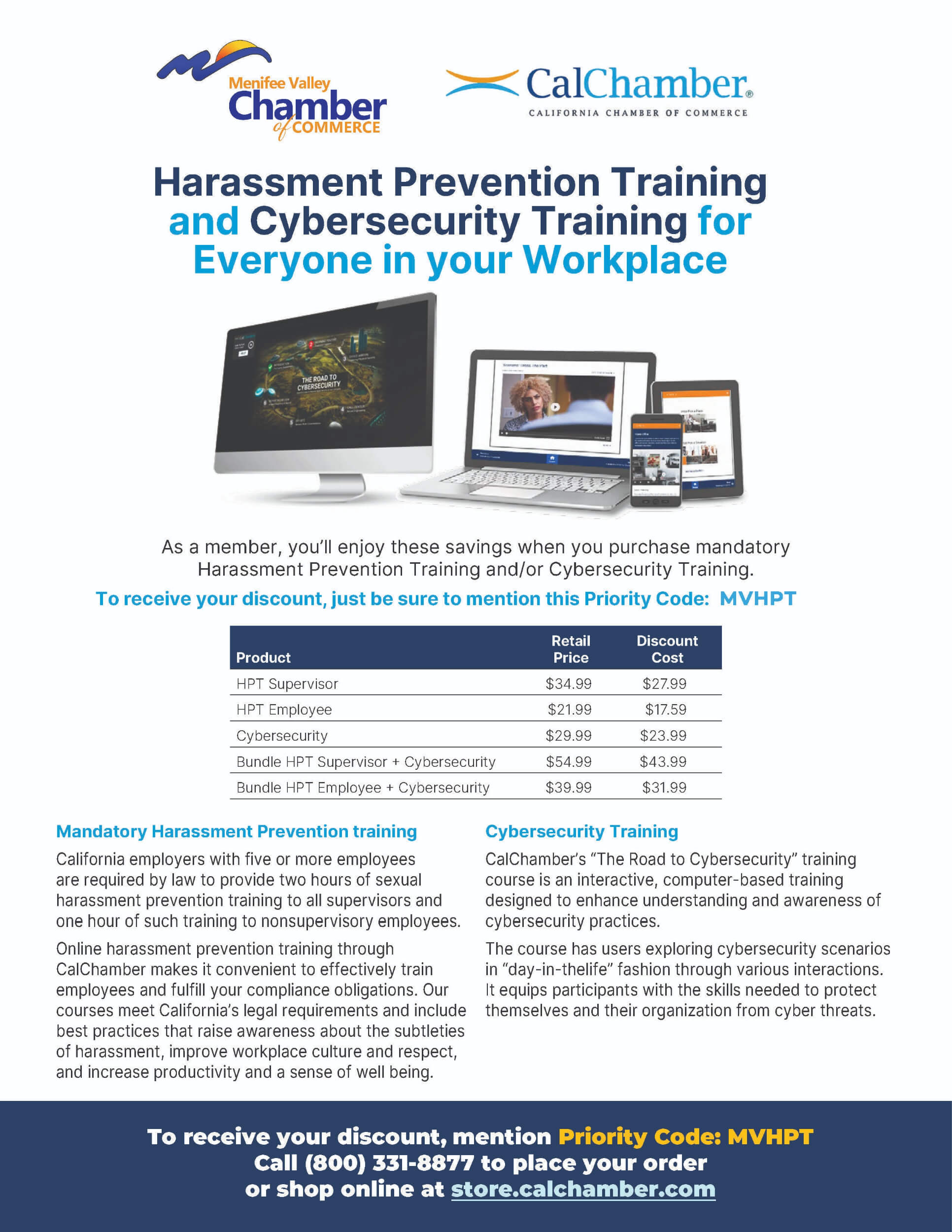 Menifee Harassment Prevention Training Offer