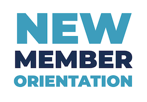 New Member Orientation Text Logo