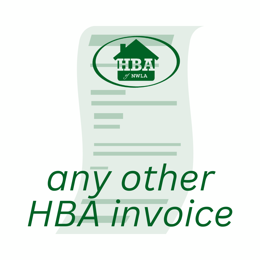 pay another HBA invoice