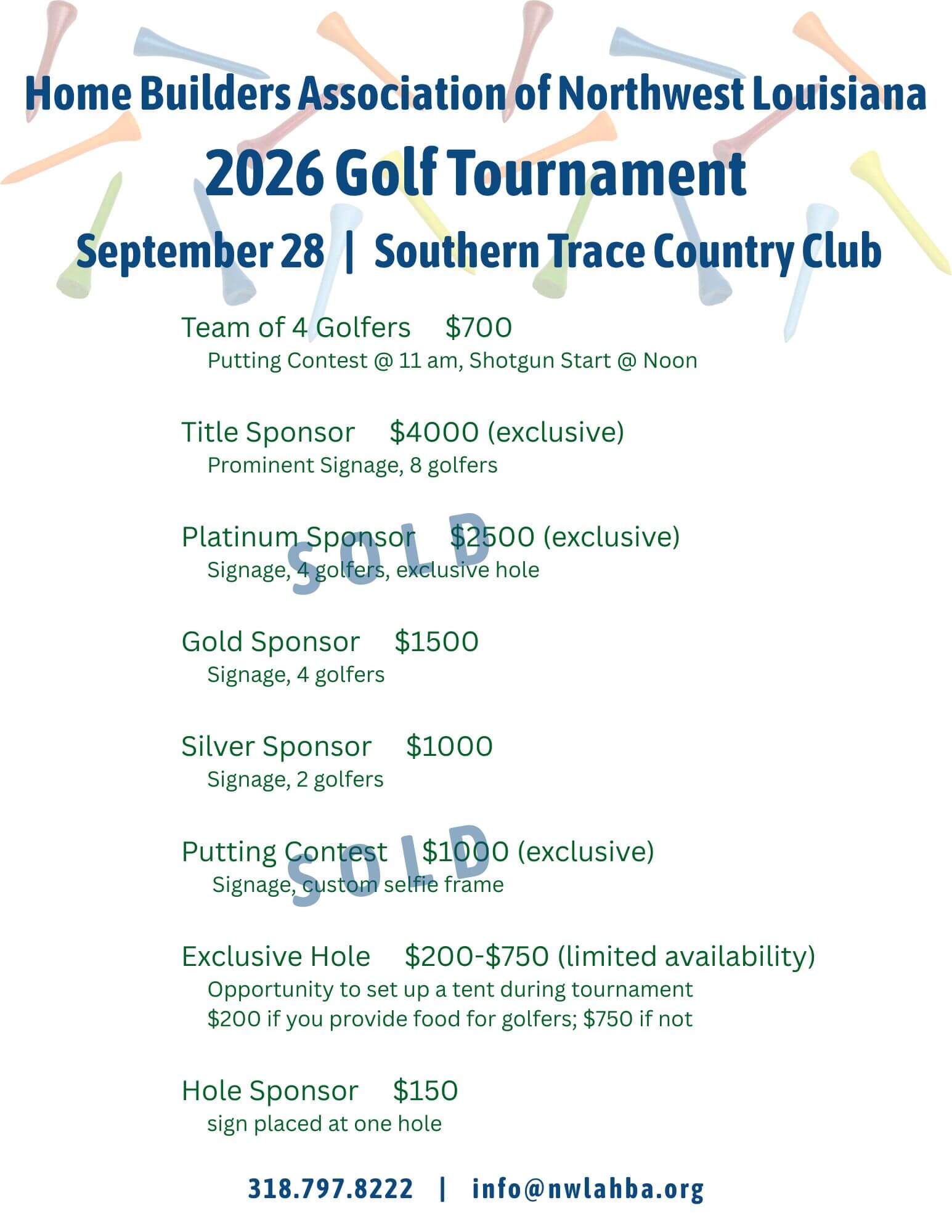 HBA 2026 golf tournament