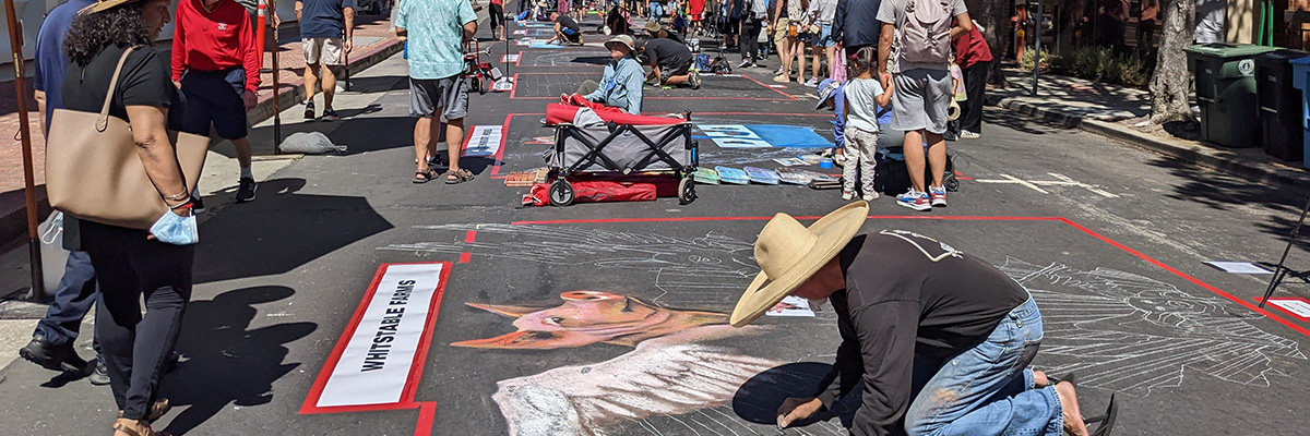 Italian Street Painting - Palo Alto Festival of the Arts