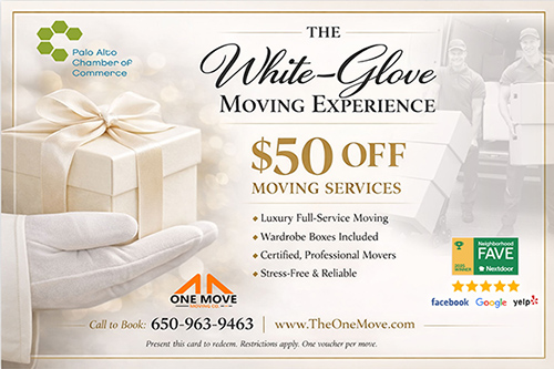 One Move Movers White-Glove $50 off Voucher
