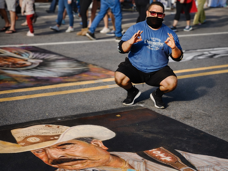 Eduardo Baltazar Chalk Art