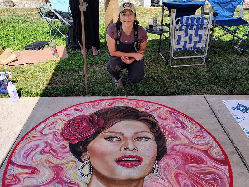 Mariah Quintanilla Chalk Art