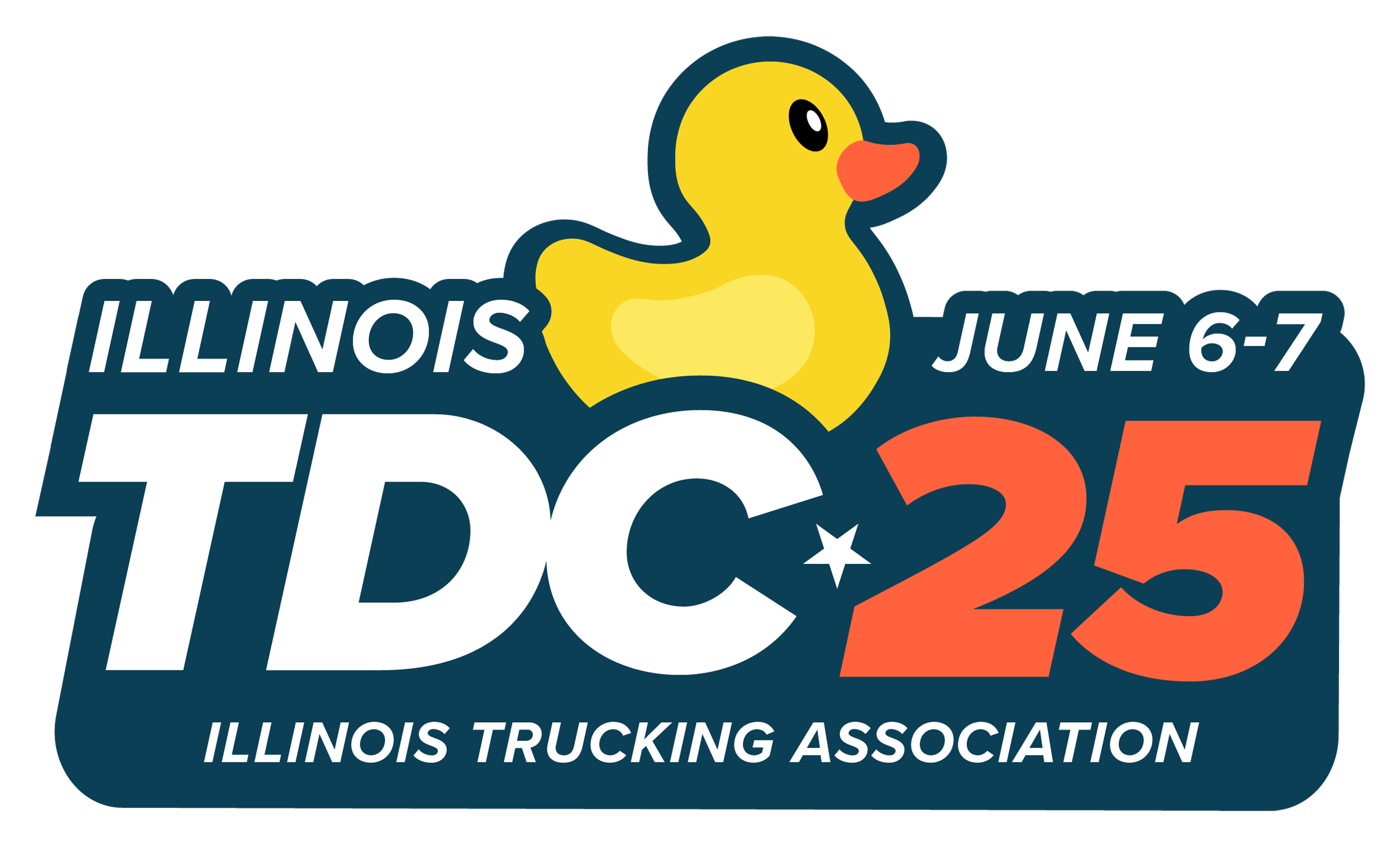 TDC25 Logo - White Outline