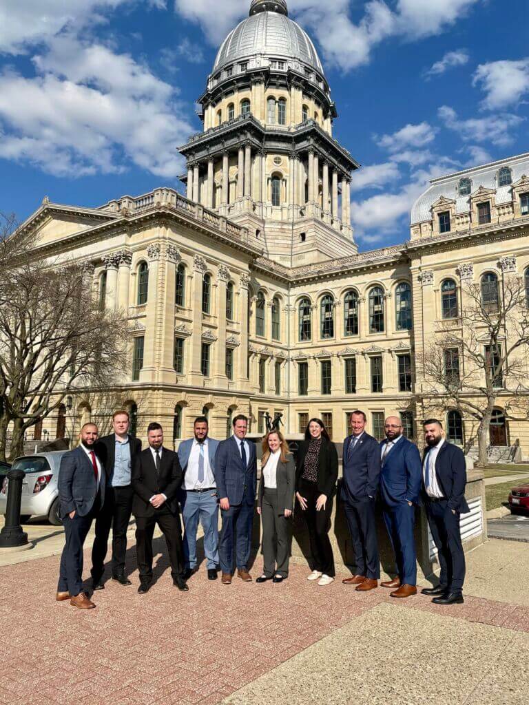 2022 ITA LEADERSHIP CLASS IN FRONT OF THE STATE CAPITAL