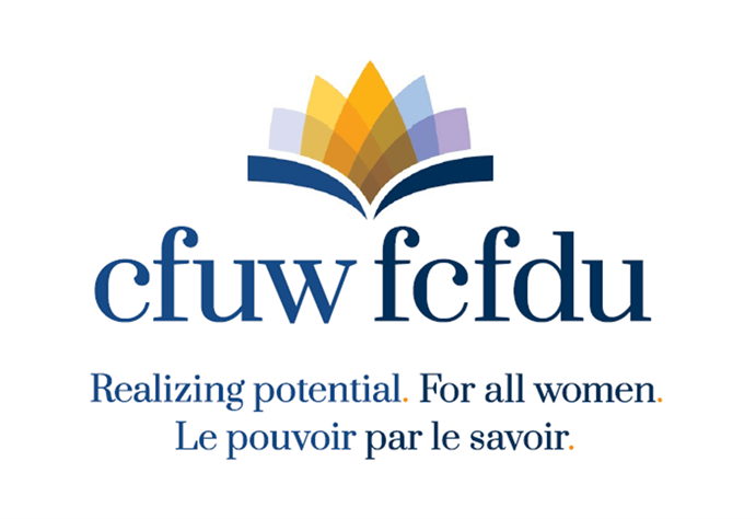 cfuw logo with mission statement