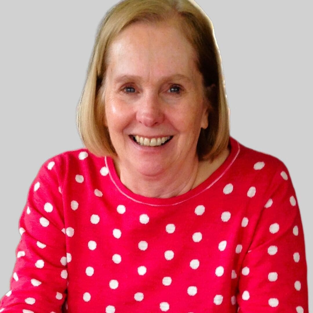 Janet O’Brien, Vice-President Atlantic Professional head-and-shoulders portrait of Janet O’Brien wearing a bright pink polka-dot top against a light grey background.