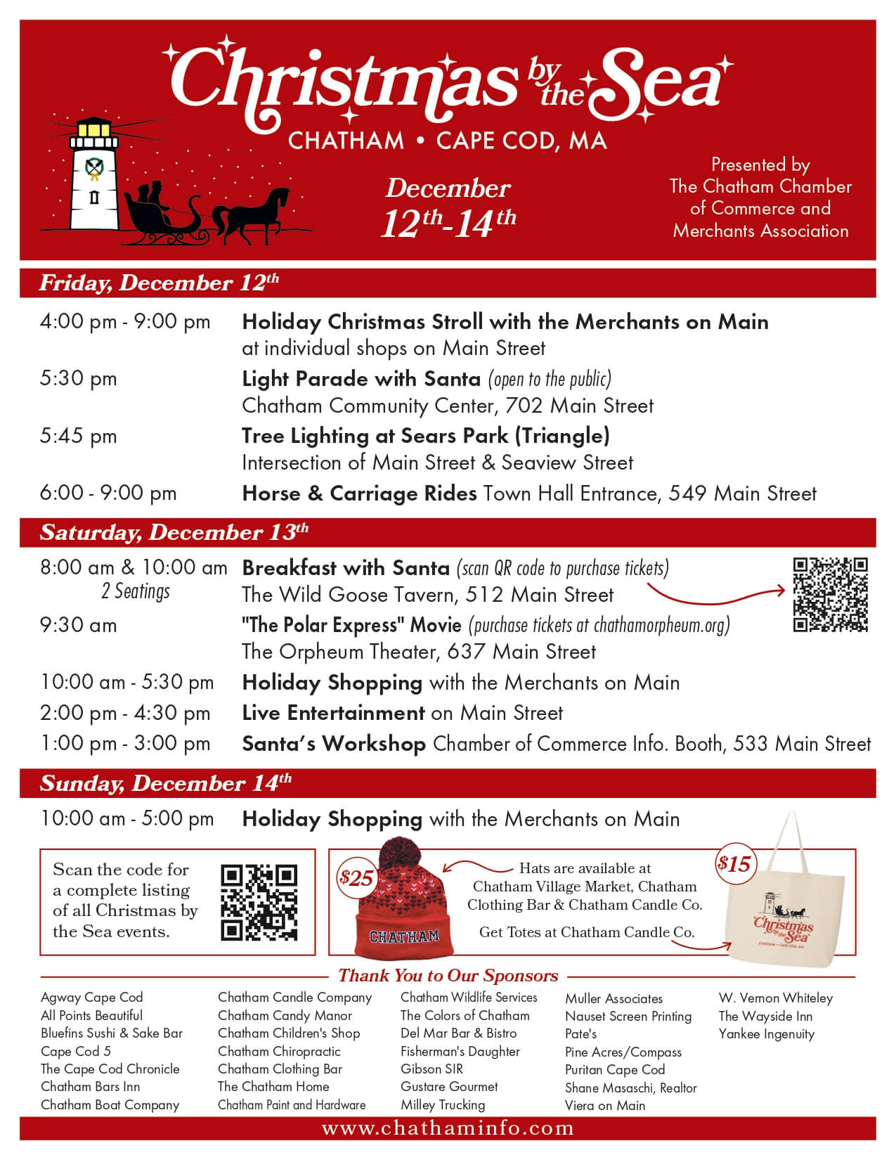 Christmas by the sea