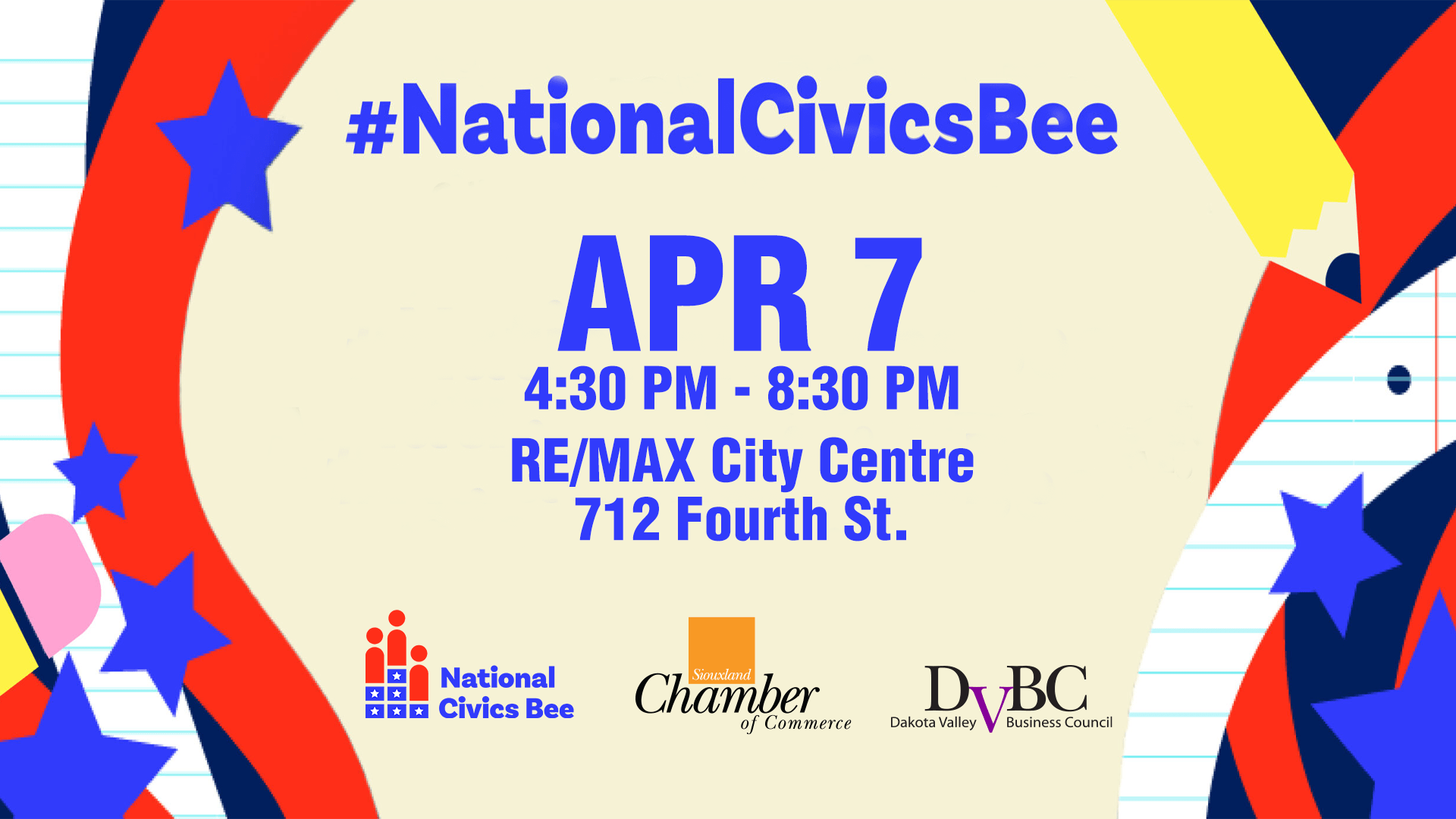 2026 Civics Bee Graphic Wide for Website