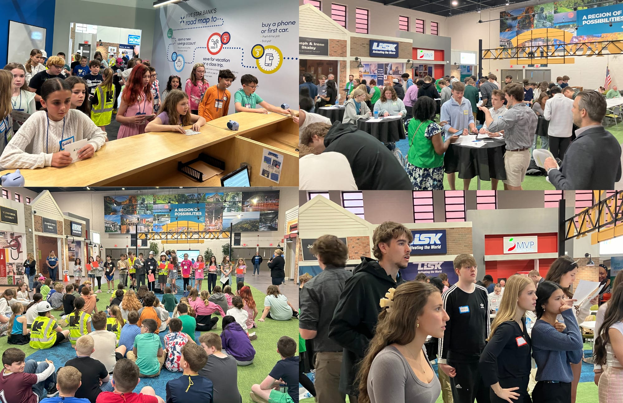 JA Central and Upstate New York's Paychex Discovery Center is home to the transformative capstone experiences for select JA programs. Whether giving your CEO speech at JA BizTown, or watching volatile market changes in JA Stock Market Challenge, students are celebrating their newfound knowledge!