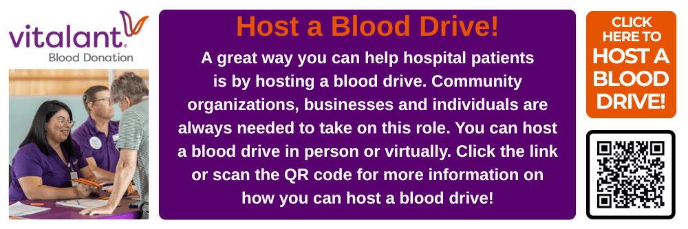 Vitalant Blood Drive Ad