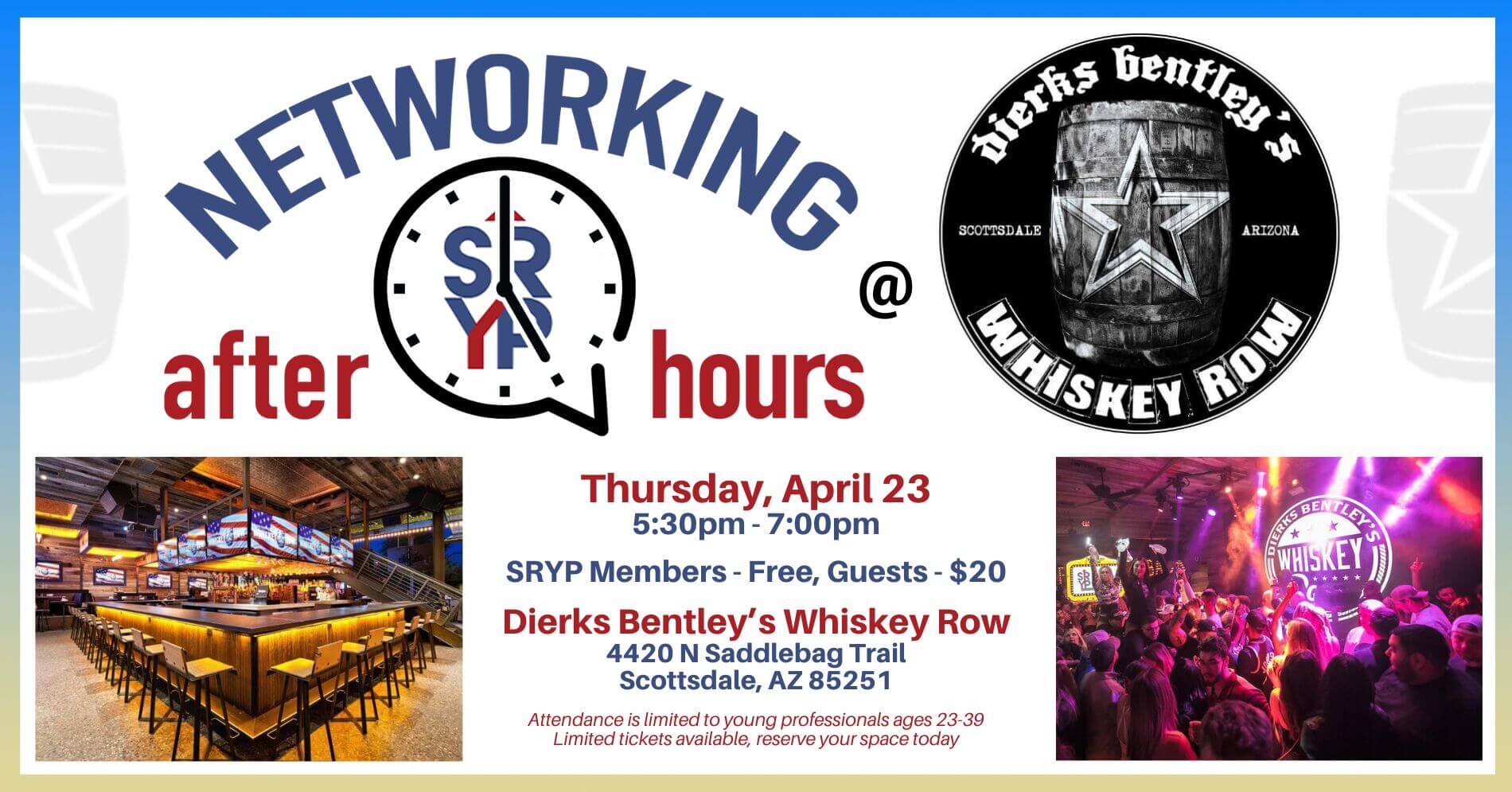 SRYP WHISKEY ROW EVENT