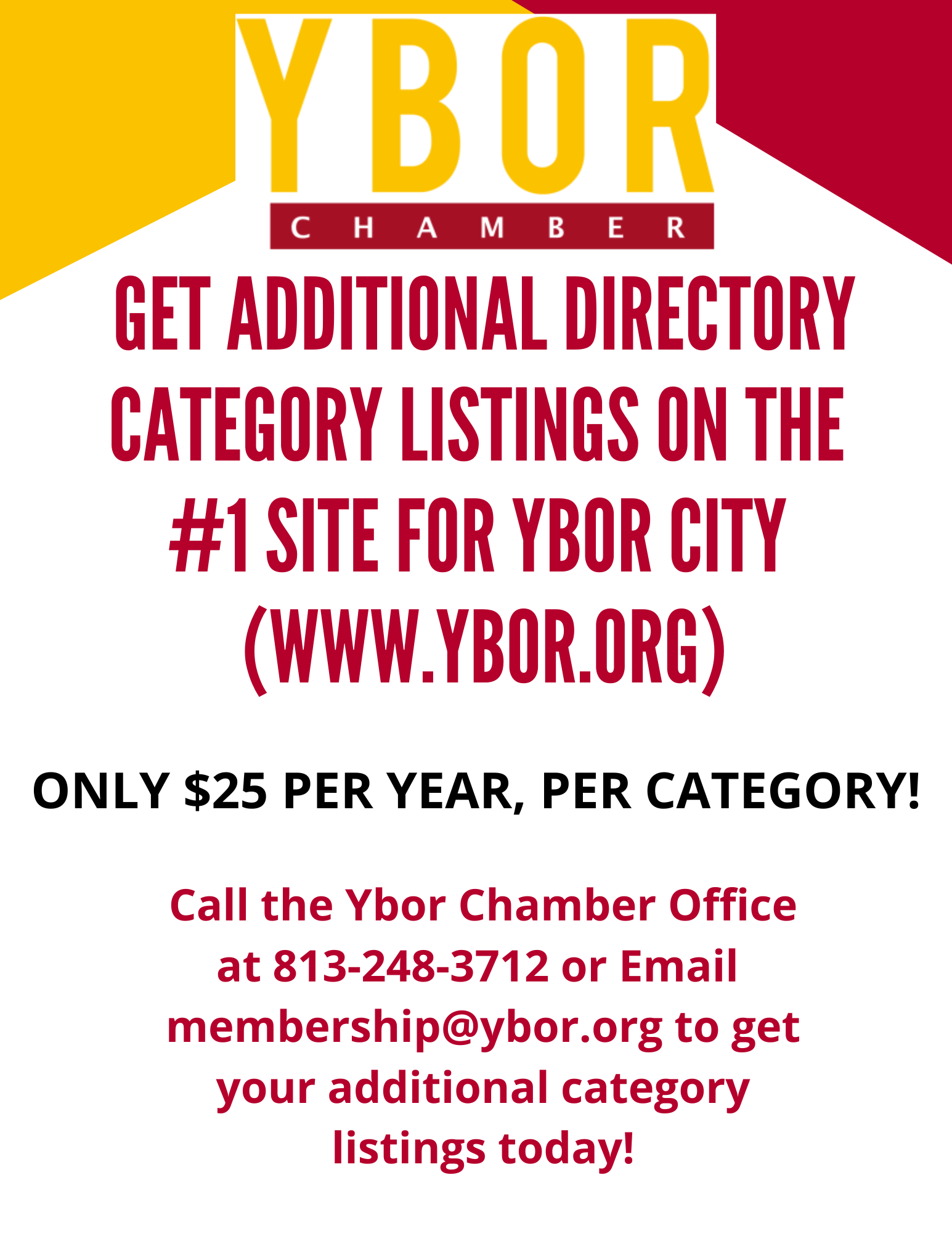Copy of INCREASE YOUR EXPOSURE WITH AM YBOR CHAMBER E-BLAST AD! (1)