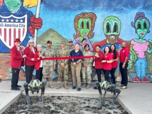 USAF USAF Robot Dogs Ribbon Cutting