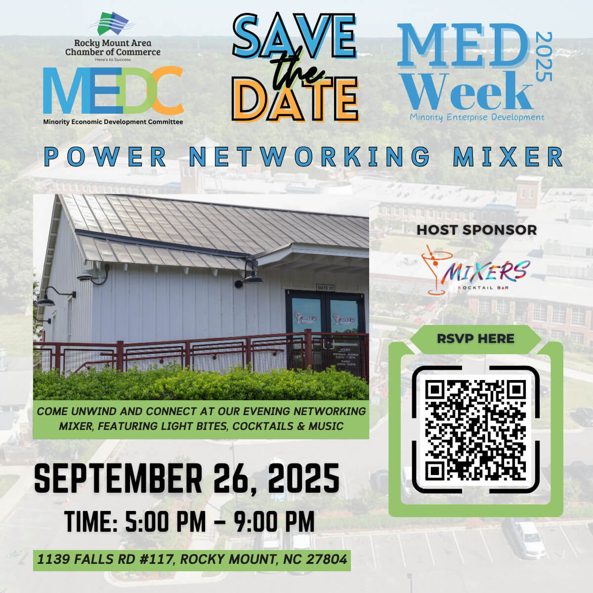 medc power networking mixer