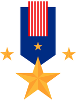 Military Medal Graphics Element