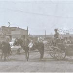 Early Sapulpa horses and wagon