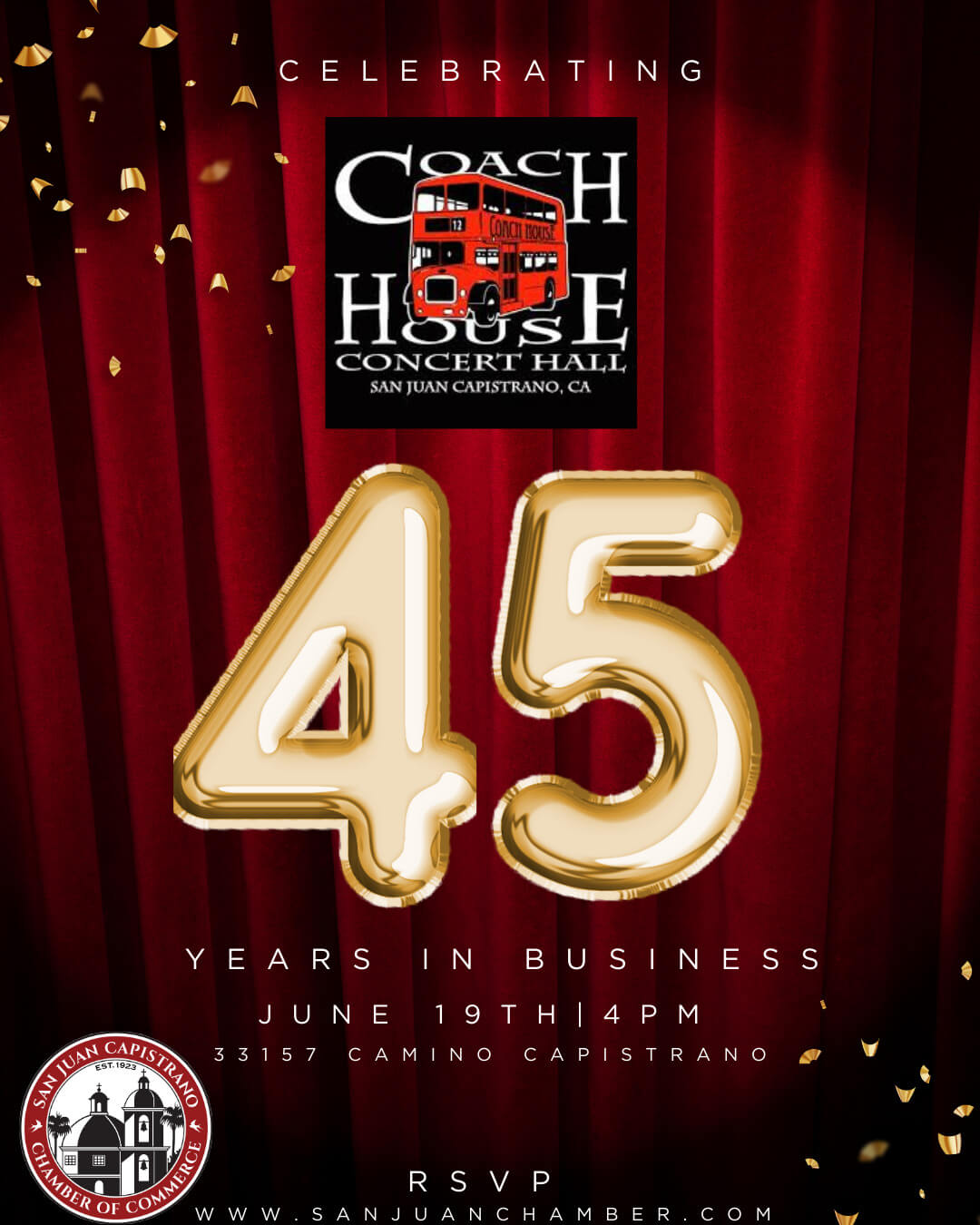 Coach House 45 Years