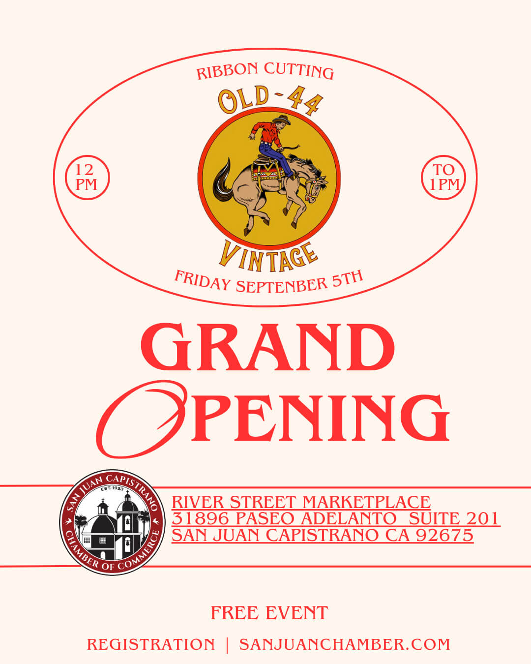 Ribbon Cutting - Old 44 Vintage