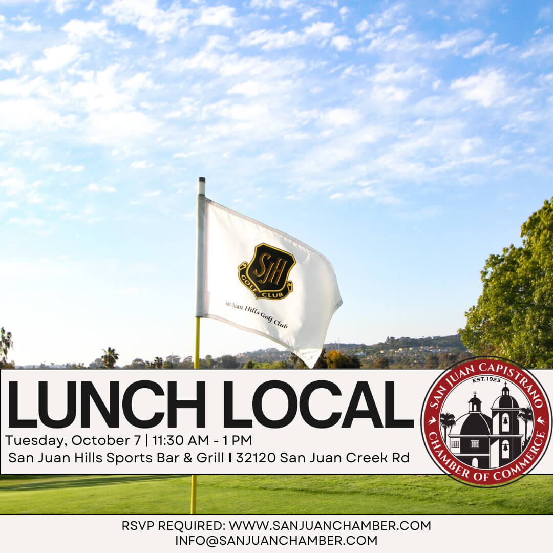 Oct. Lunch Local - San Juan HIlls Golf Club
