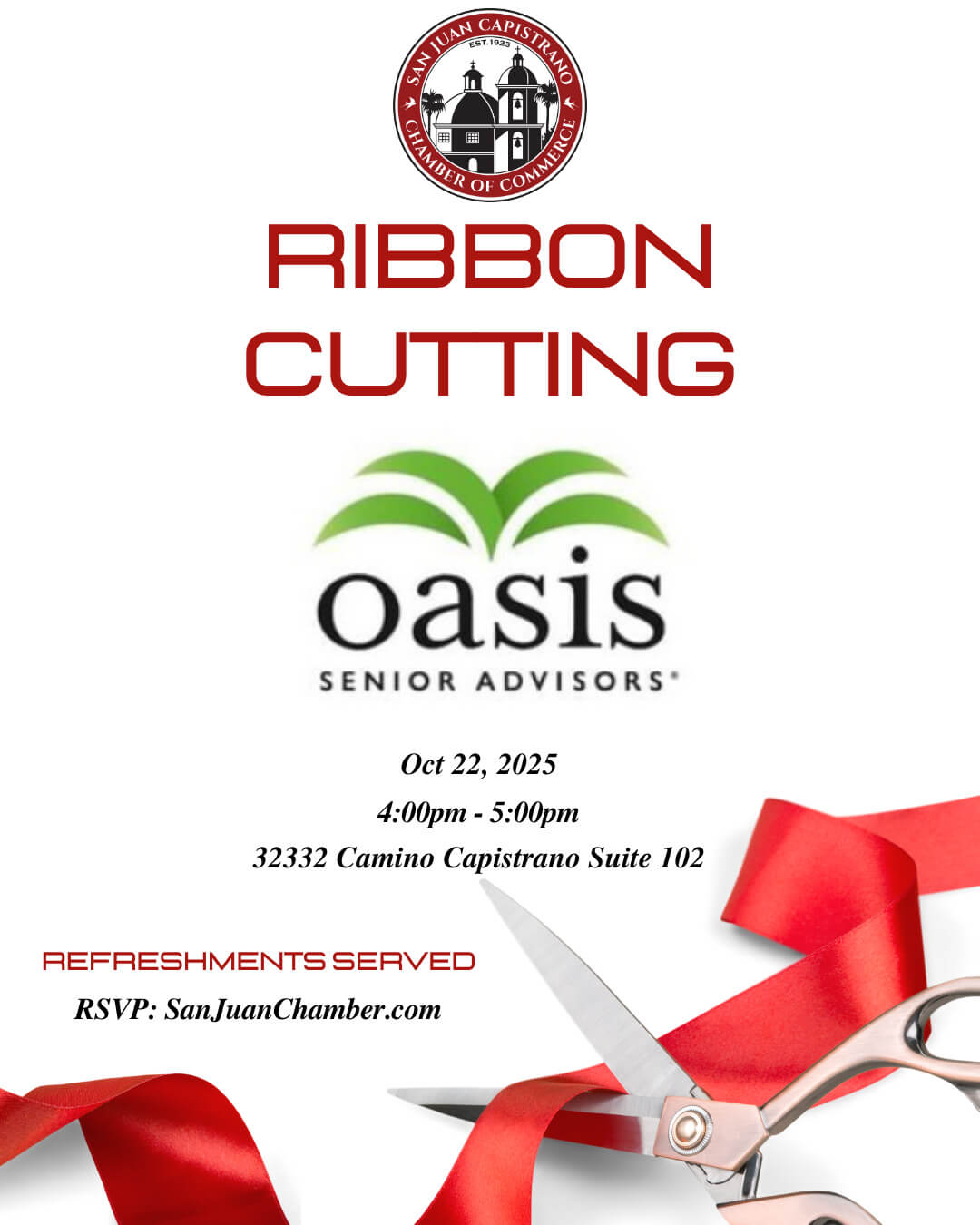 Ribbon Cutting - Oasis