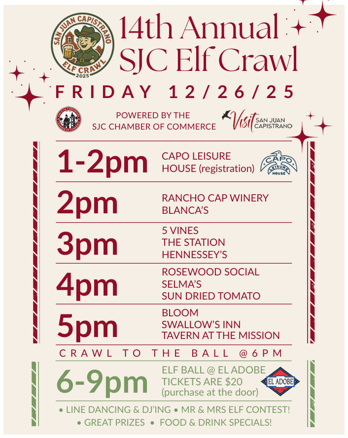 Elf Crawl 2025 Official Flyer Elf Crawl 2025 Official Flyer