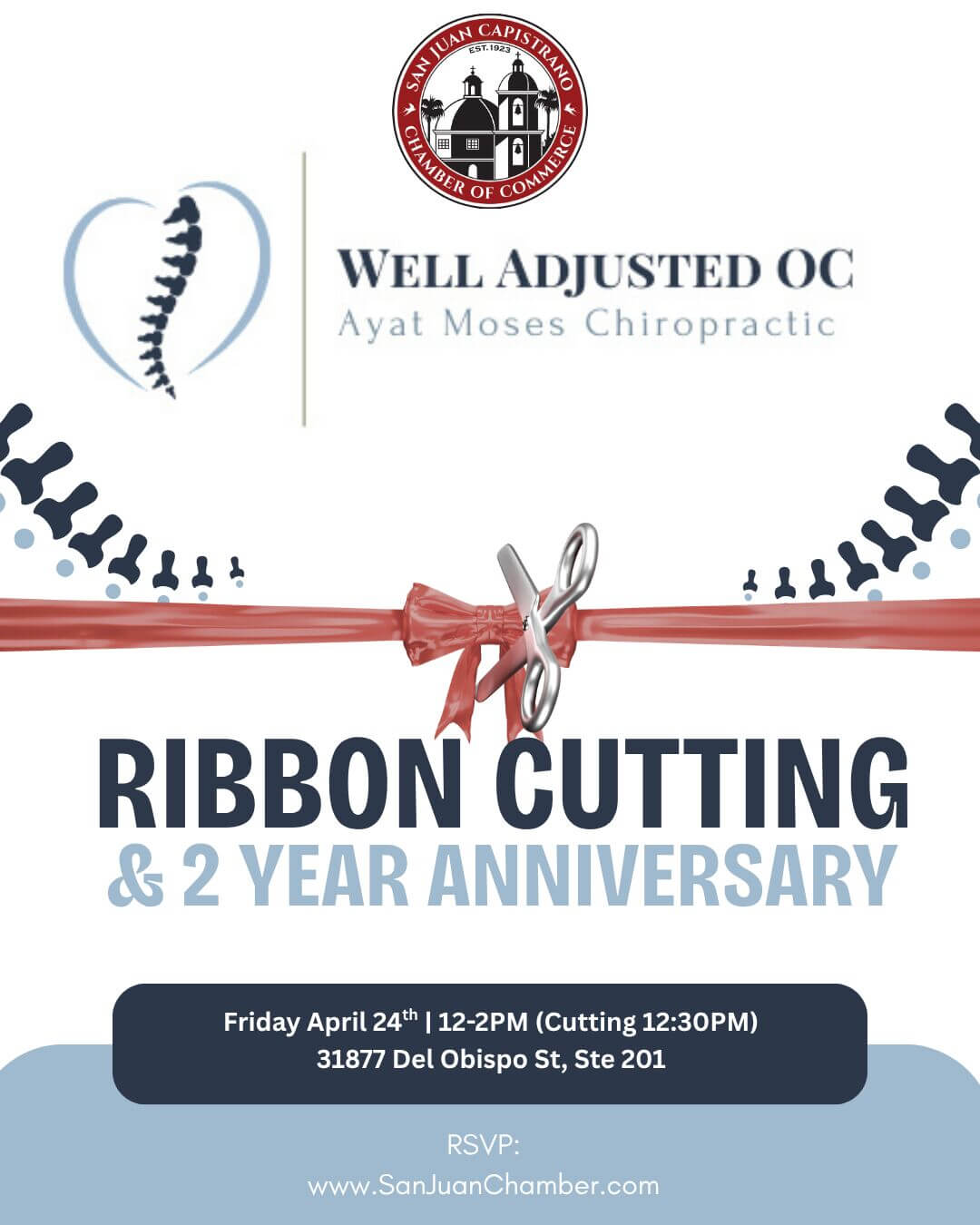 Ribbon Cutting - Well Adjusted