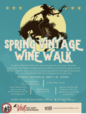 Spring Wine Walk 2026 Flyer
