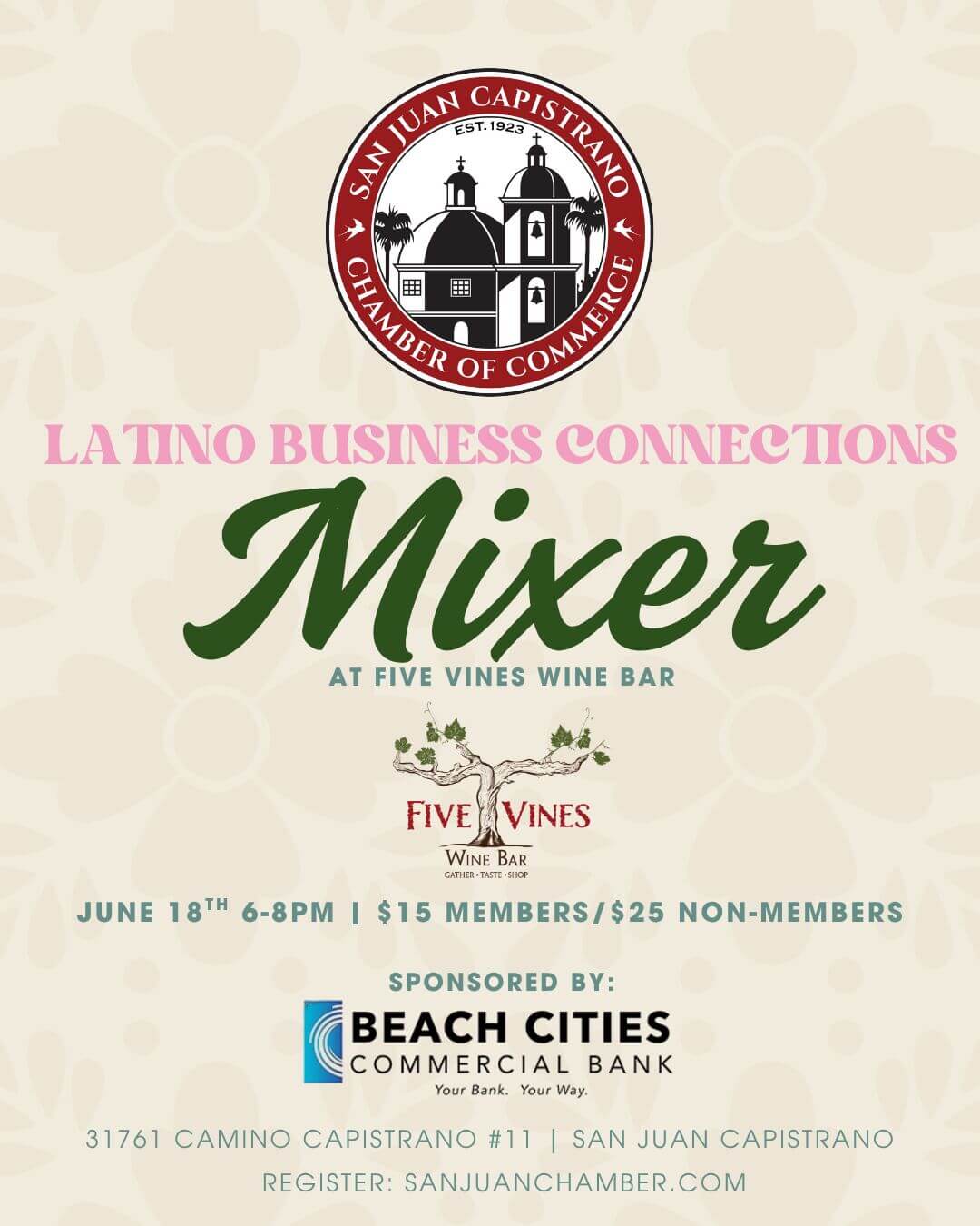 June Latino Business Connections - June Mixer June Latino Business Connections - June Mixer