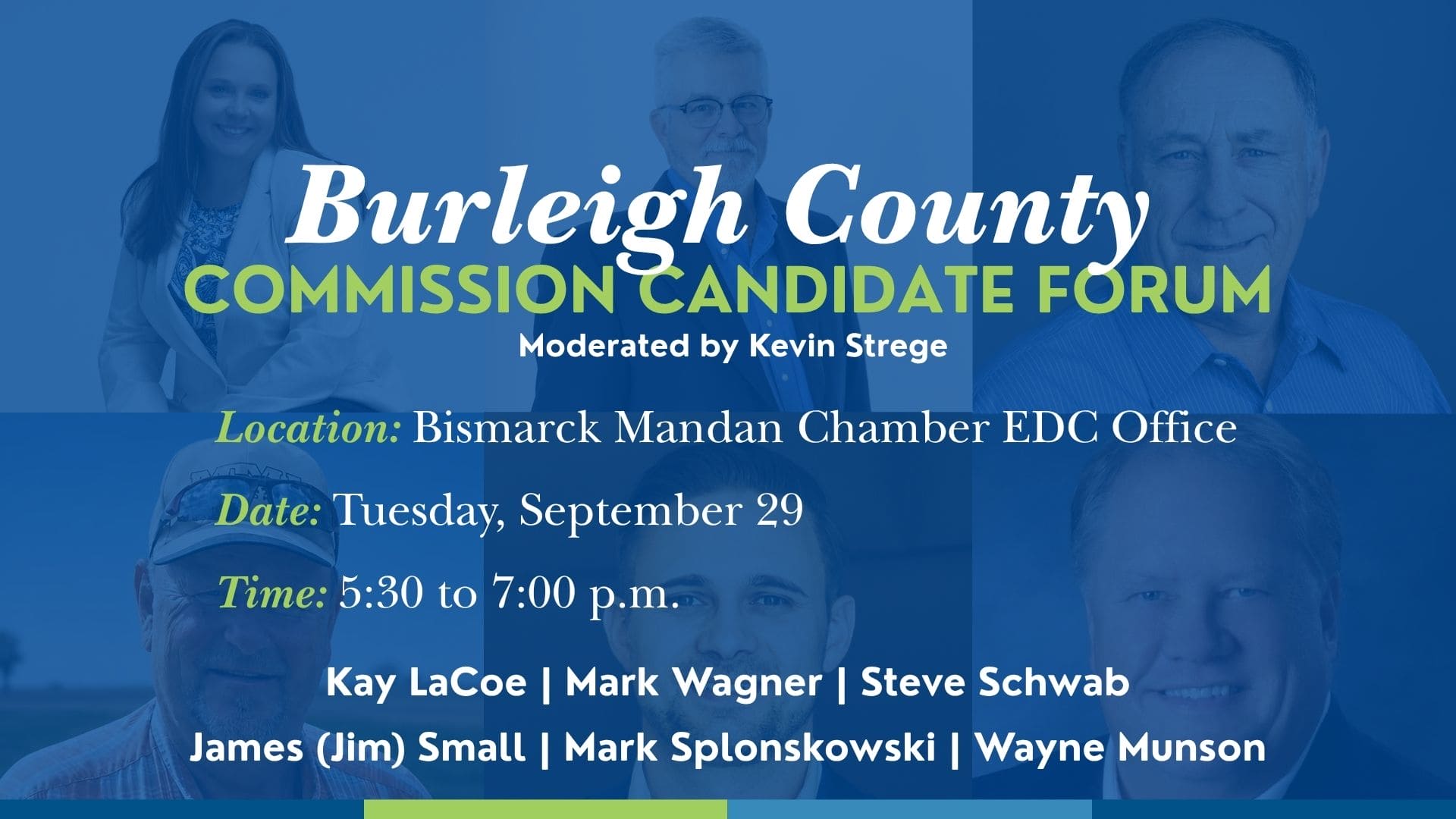 Burleigh County Commission Candidate Forum Burleigh County Commission Candidate Forum