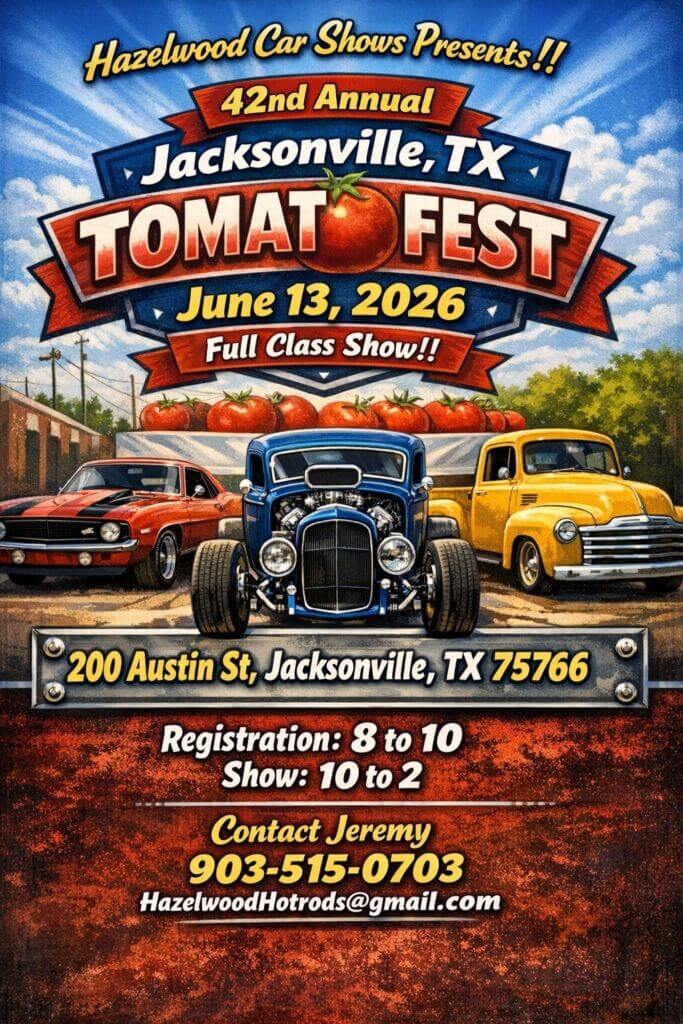 2026 Car Show Flyer