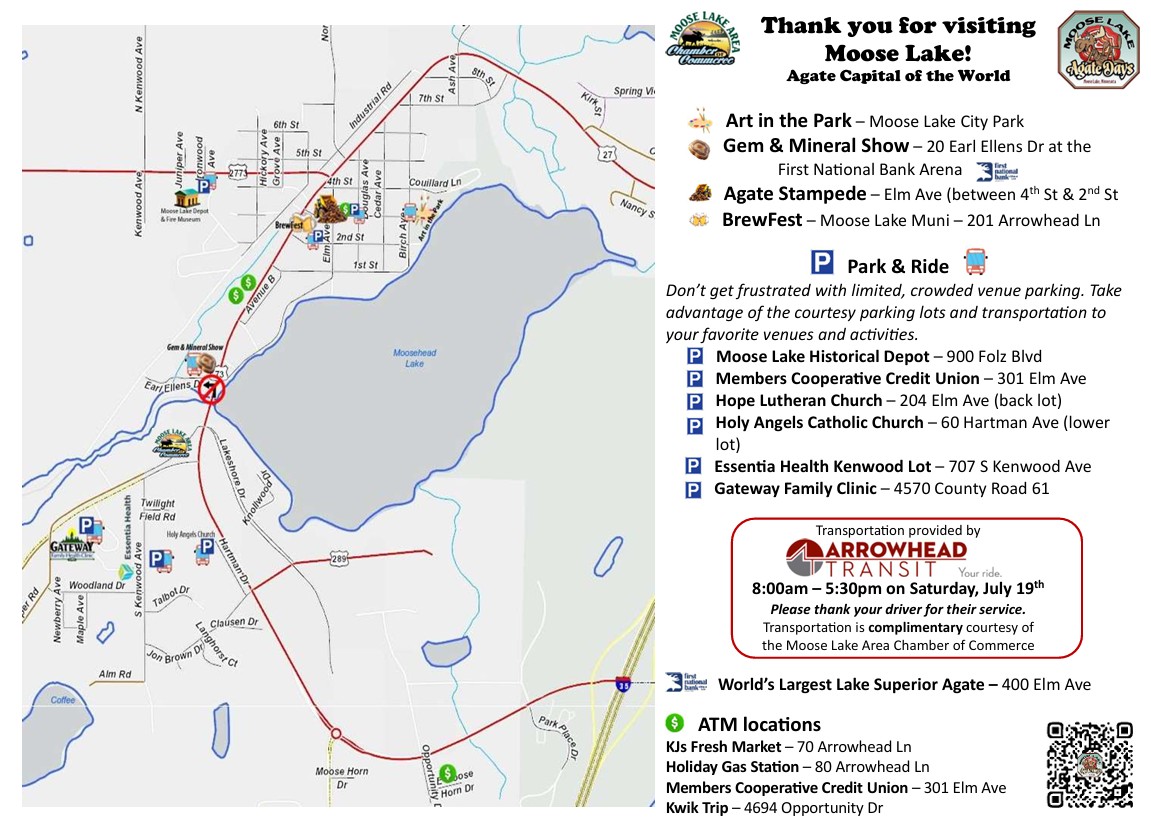 Agate Days Map 2025 Agate Days Map 2025