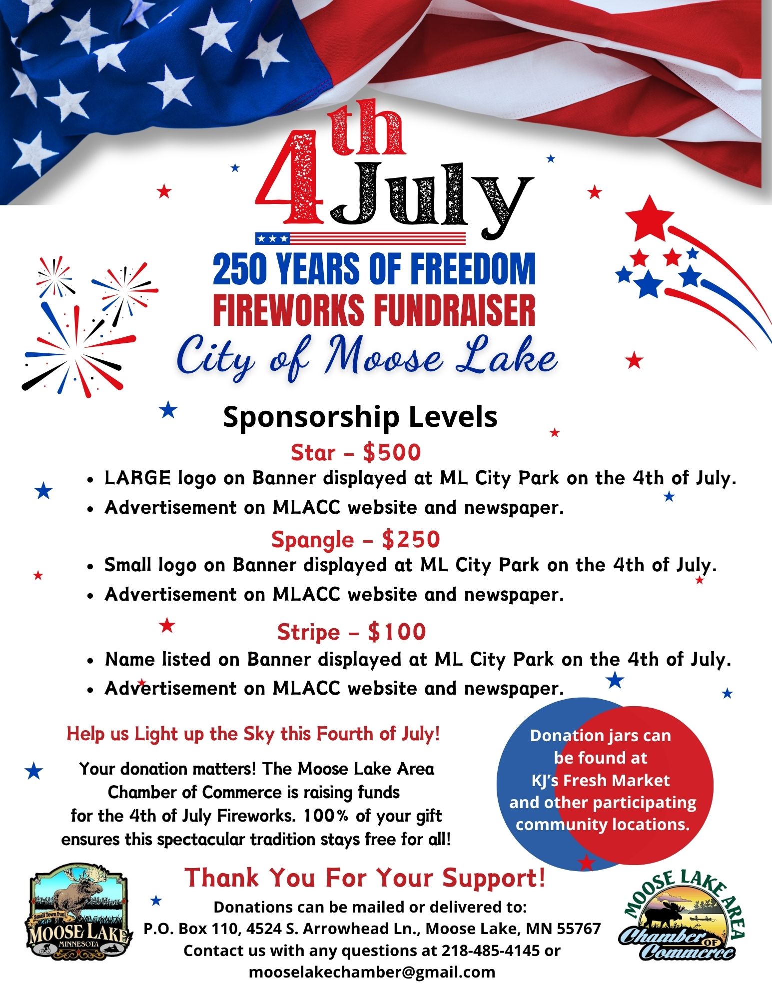 2026 Fireworks Fundraiser