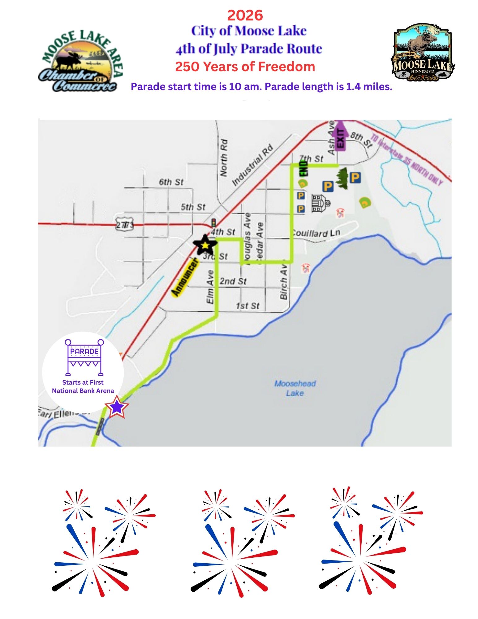 4th of July 2026 Parade Route (2)