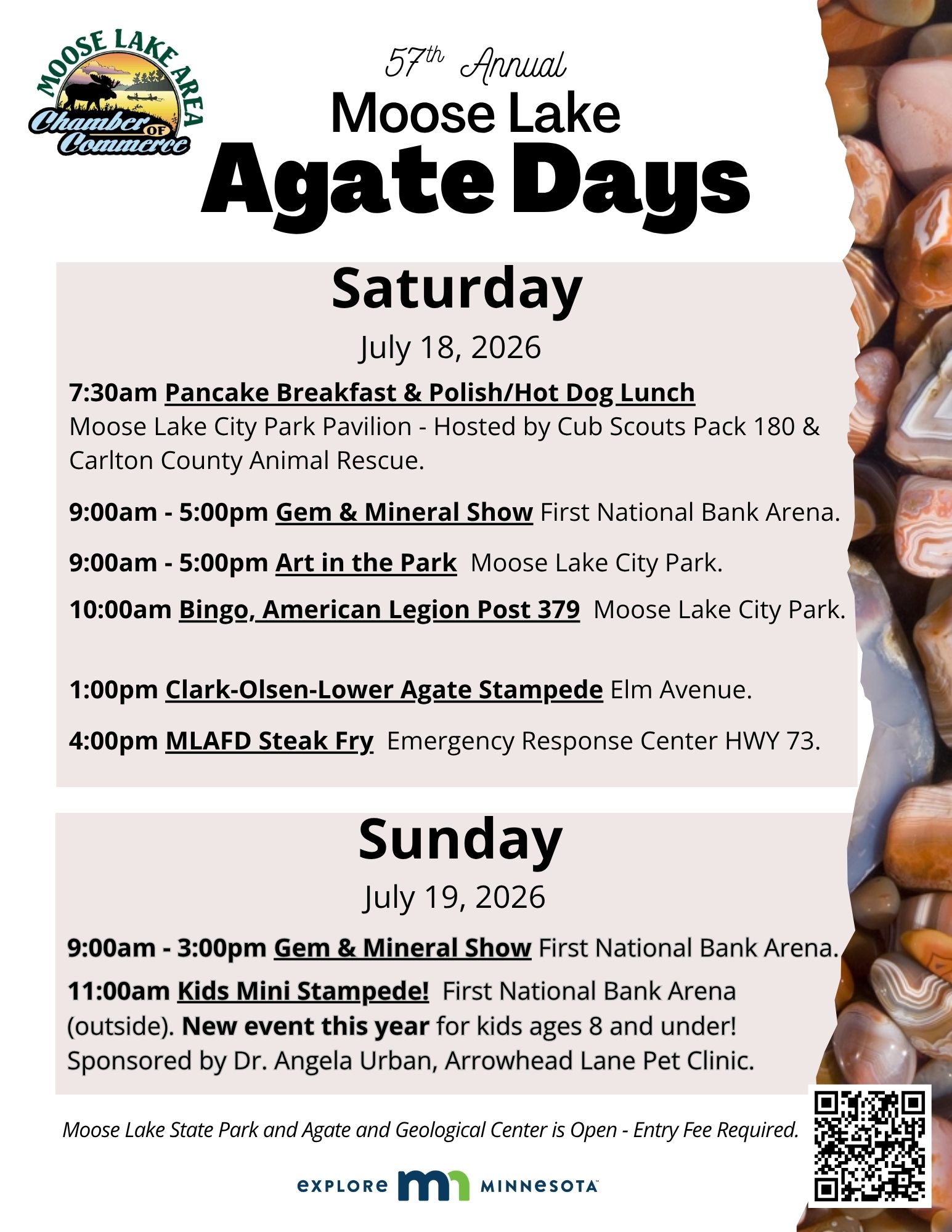 2026 Agate Days Flyer Final 2