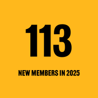 113 new members in 2025