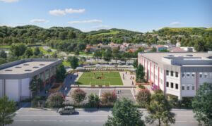 rendering of outdoor spaces