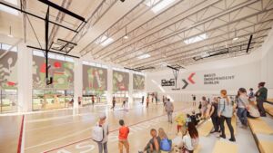 Rendering of indoor gym