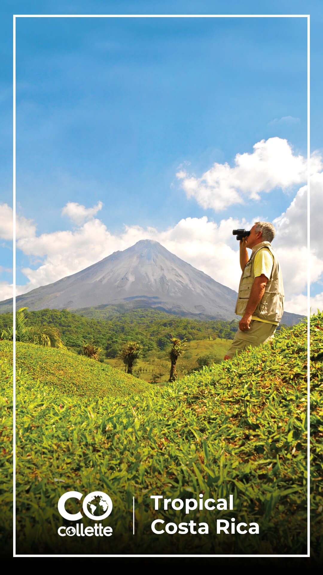 traveler viewing scenic Costa Rica