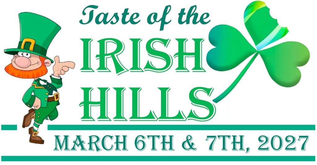 Save-The-Date for Taste of the Irish Hills 2027 on March 6 & 7.