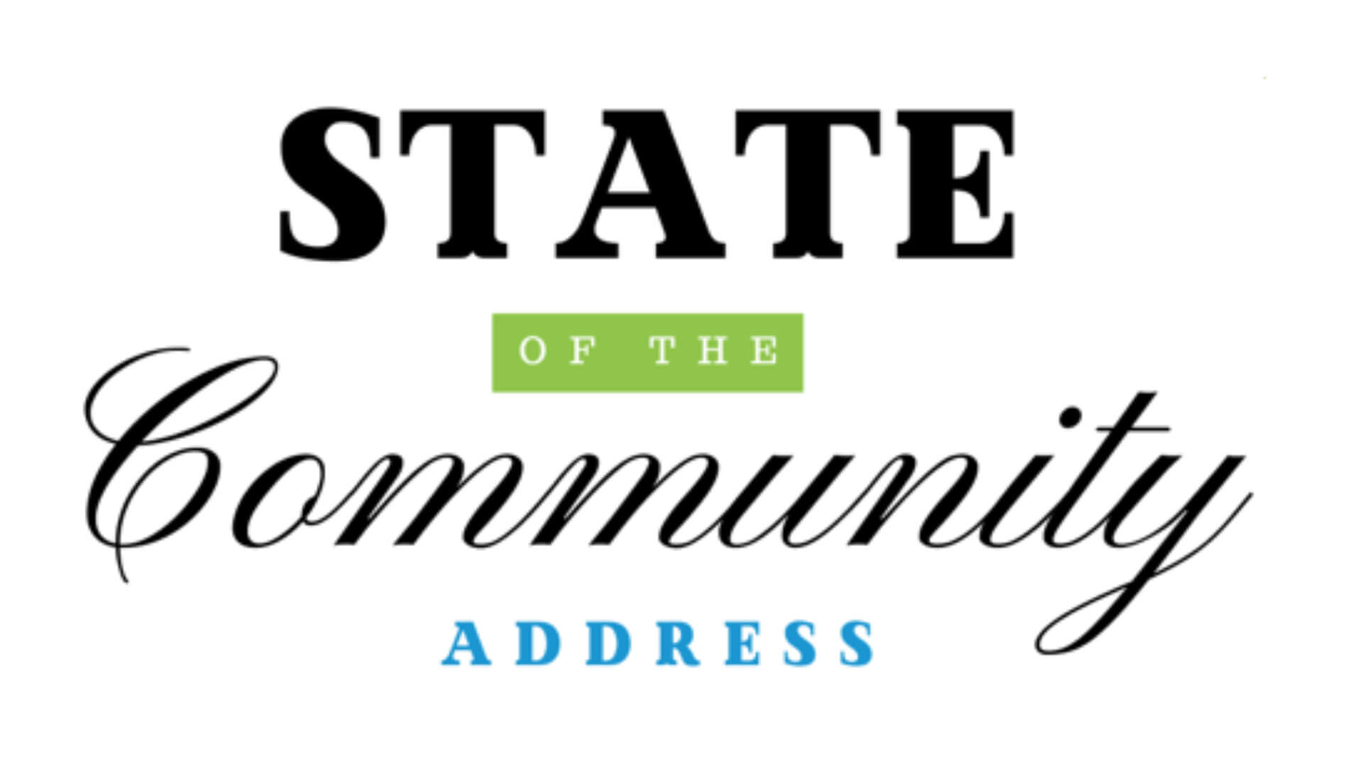 State of the Community Address logo (1920 x 1080 px)