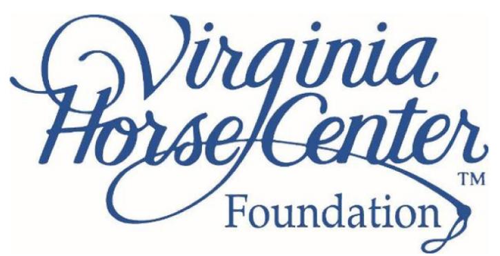 Virginia horse center logo