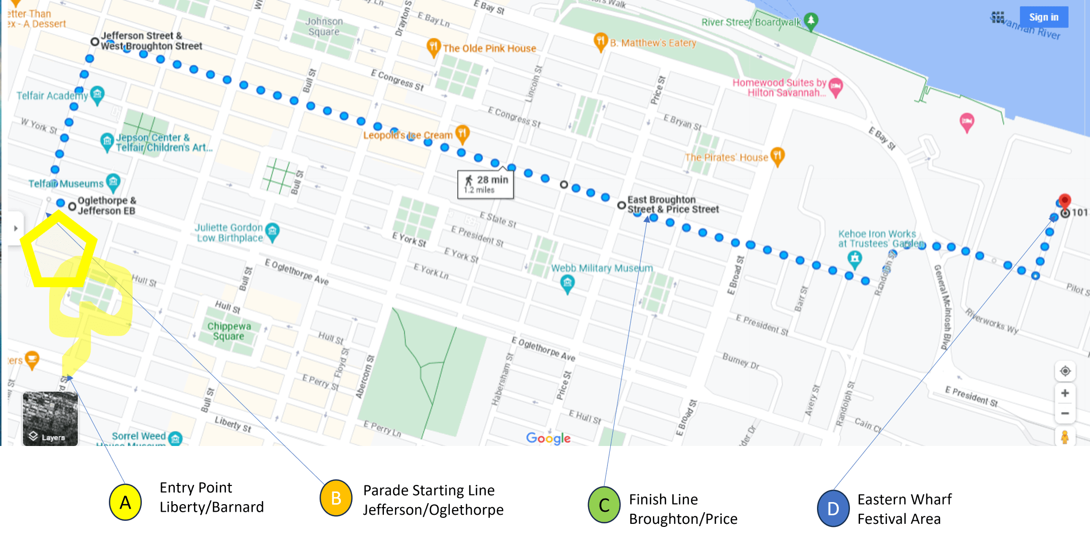 Parade Map